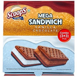 Sandwich Chocolate Mega Star Pre Stick