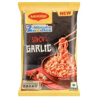 2-Min Spicy Garlic Noodles