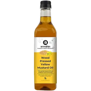 Anveshan Wood Pressed Yellow Mustard Oil Plastic