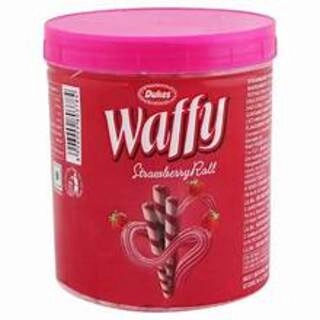 Waffy Strawberry Roll