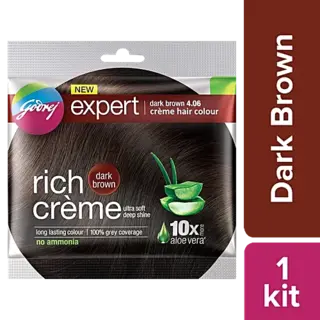 Expert Rich Creme Hair Color Dark Brown 4.06
