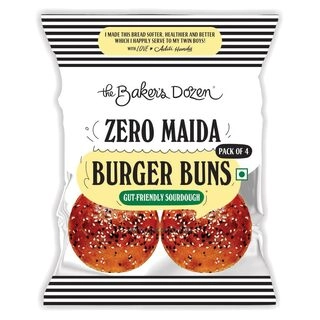 Burger Buns Wholewheat (Pack Of 4)