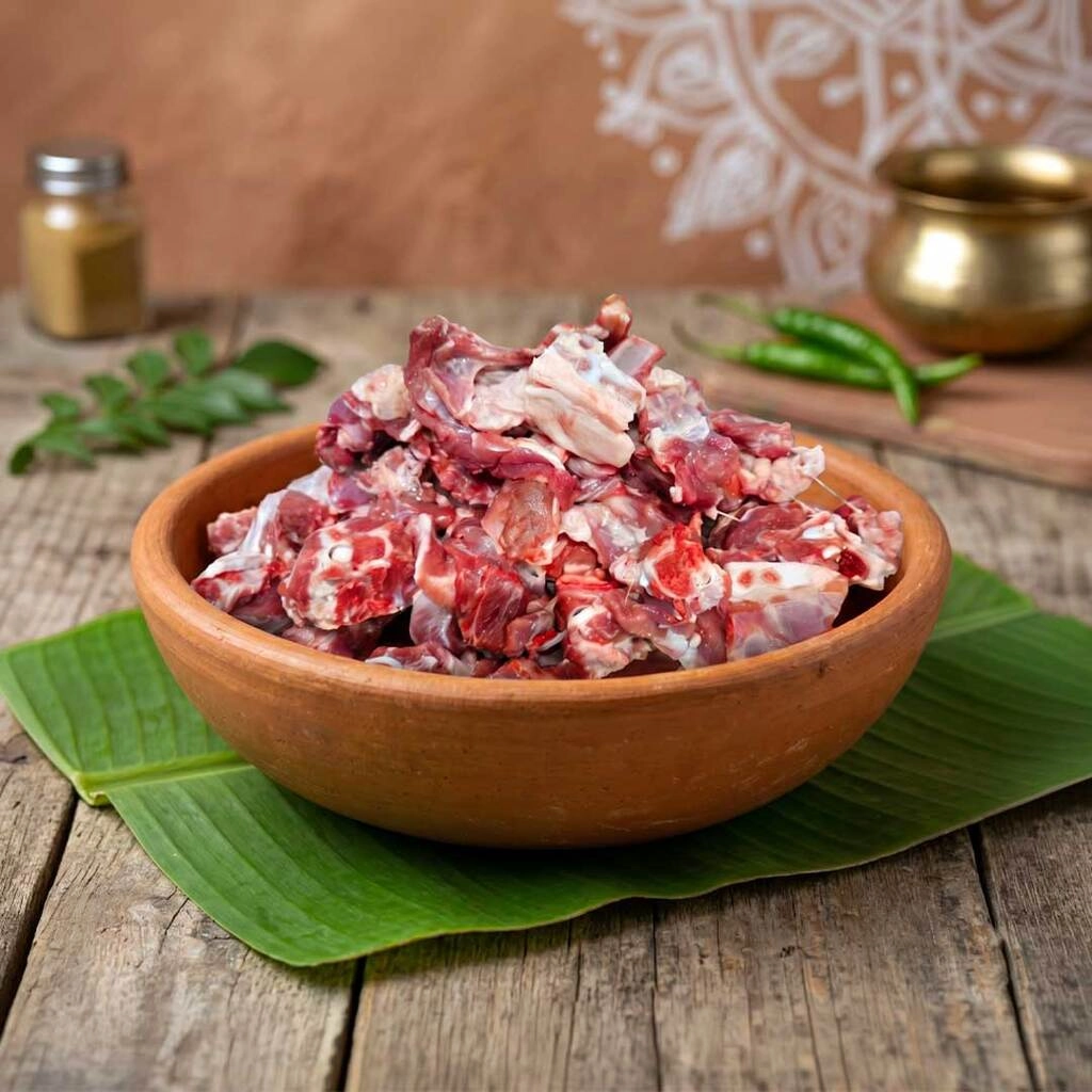Tender Mutton (Kochi Patha) - Curry Cut Pieces