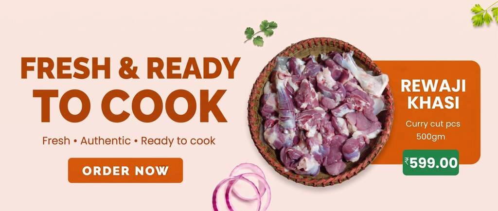 Khasir mangso curry cut pieces