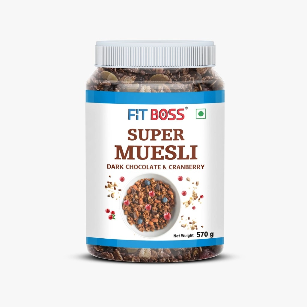 FITBOSS SUPER MUESLI DARK CHOCHOLATE