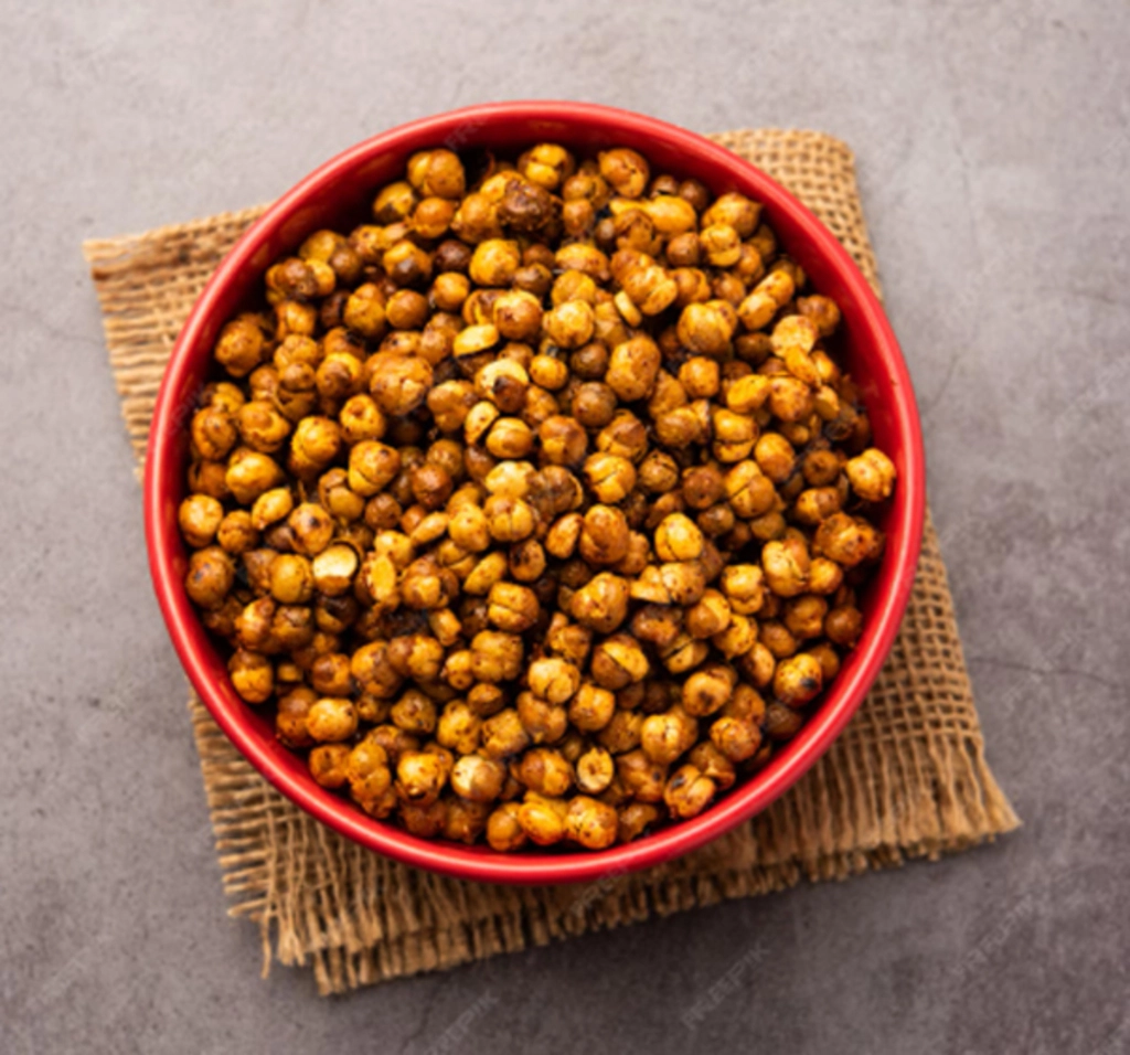 Roasted chana – Plain / Puffed Chana Dal | फुटाणे - प्लेन