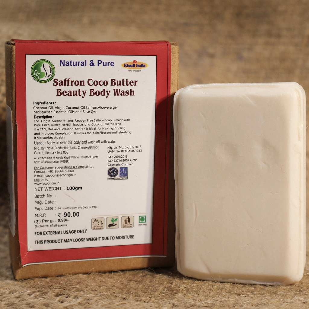 Saffron Coco Butter Soap 100G