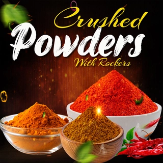 Crushed Powders With Rockers