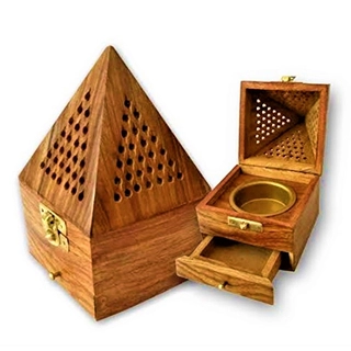 Wood Dhoop Stand