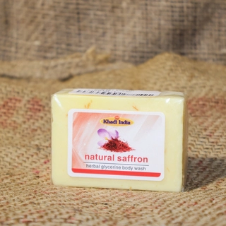 Khadi Manav Saffron B/W