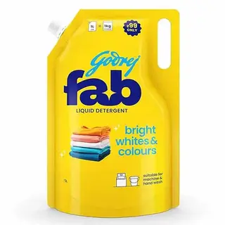 Godrej Fab Liq Detergent 1Ltr