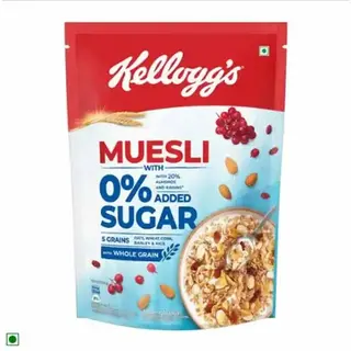 Kelloggs Muesli 0% Sugar 500Gm