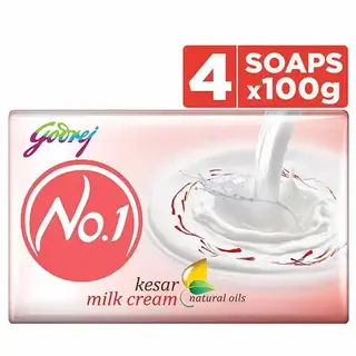 Godrej No1 Kesar Milk 5*100 Gm
