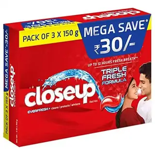 Close-Up Triple Fresh 3*150Gm