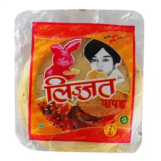 Lijjat Mini Udad Papad 500Gm
