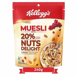 Kelloggs Muesli Nut Delit P 240Gm