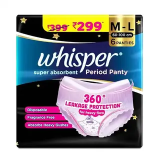 Whisper Bind Nig Per Pant M-L6Pc