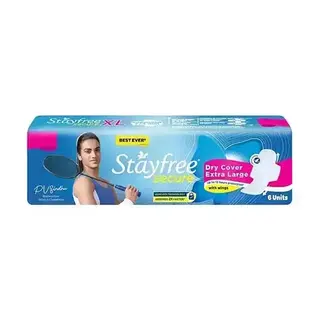 Stayfree Secure Dry Xl 6N