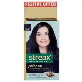 Streax Natural Black 25 Ml