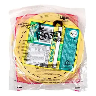 Lijjat Garlic Papad 200Gm