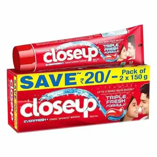 Close-Up Trip Fresh Red2*150Gm