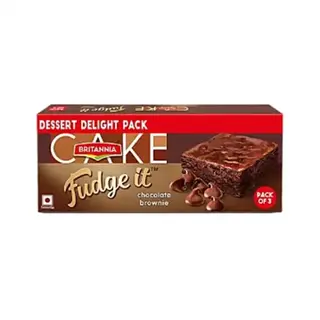 Britannia Cake Fudge 3*40Gm