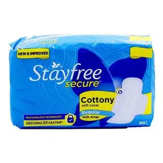 Stayfree Secure Cott Reg 18N