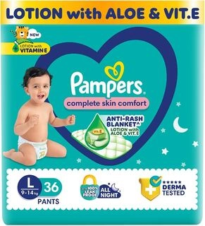 Pamper Blue Pants Super Saver Lg