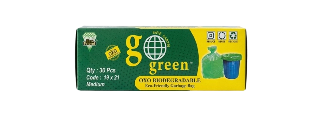 Go-G.G-Bag Green{17X19}30Pc
