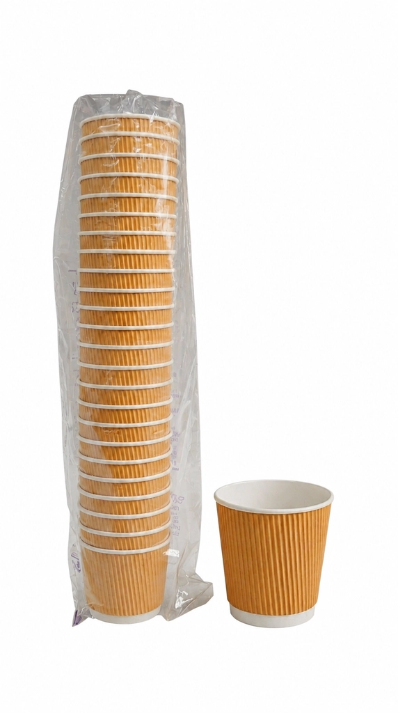 Paper Glass Ripple(100Ml)25Pc