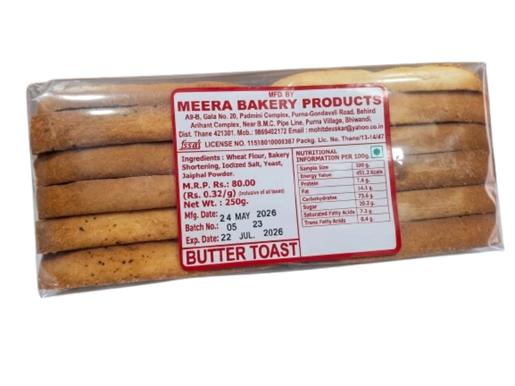 Meera-B.Toast Butter 250Gm