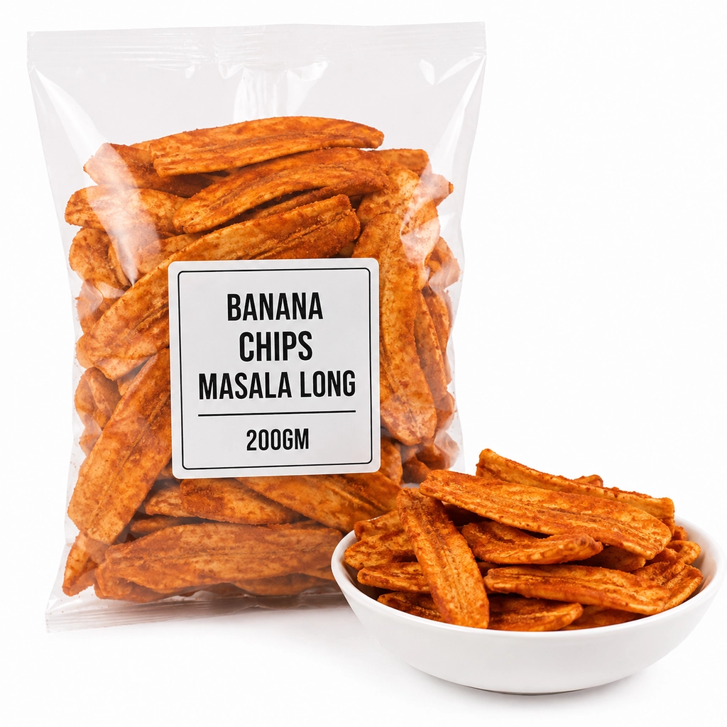 Eden Banana Chips Masala Long 200G