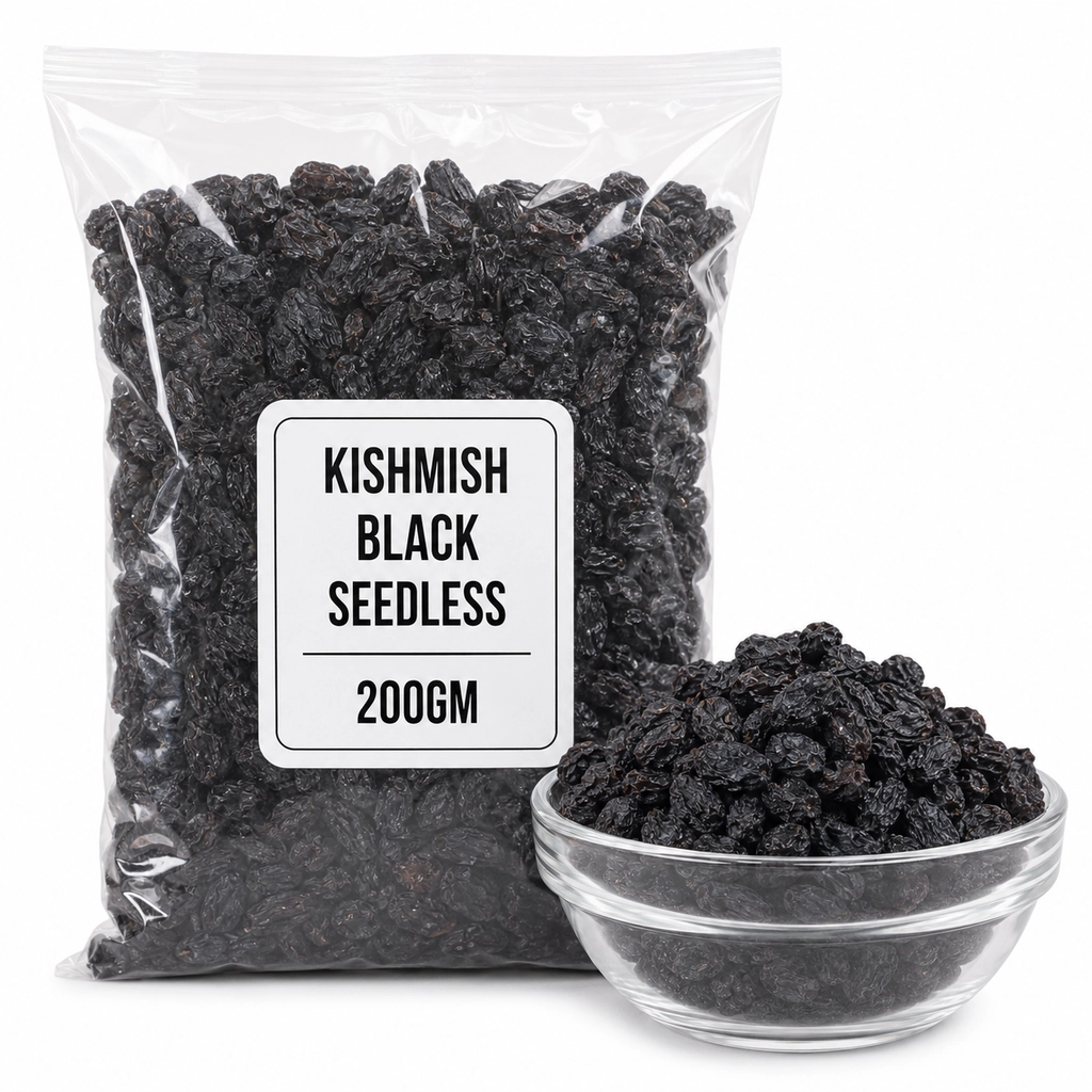 Kismish Black Seedless 200Gm