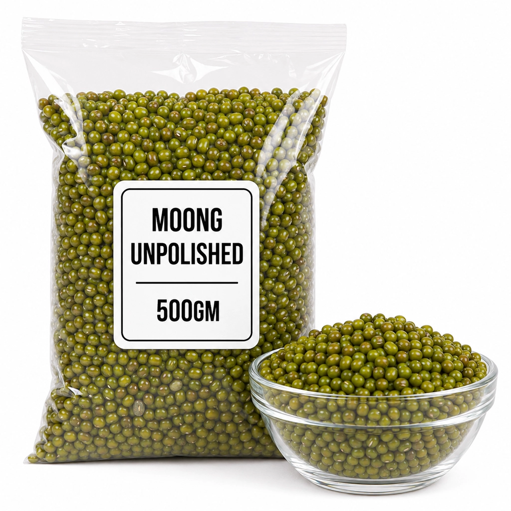 Moong Unpolished 500Gm