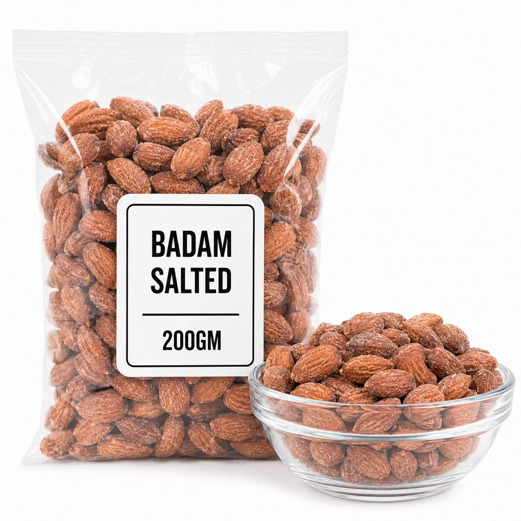 Badam Salted 200Gm