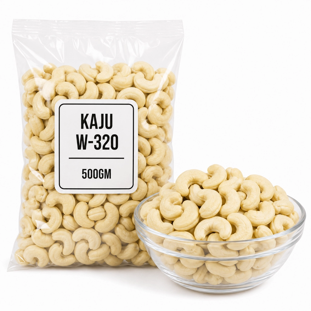 Kaju W-320 500Gm
