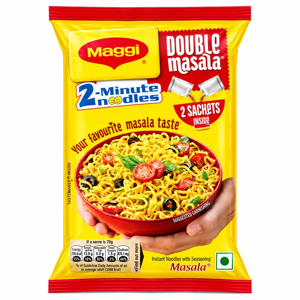 Maggi Nodls.Double Masala 95G