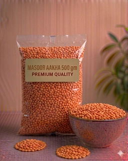 Masoor Akkha 500Gm