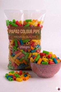 Papad Colour Pipe 200Gm