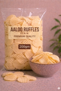Aaloo Ruffles Plain 200Gm