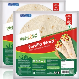 Fre.2-Go W-Torti.Plain 348Gm