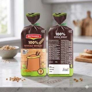 Bri.Bread Whole Wheat 450Gm