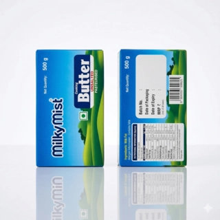 Milky-M Butter Unsalted 500Gm