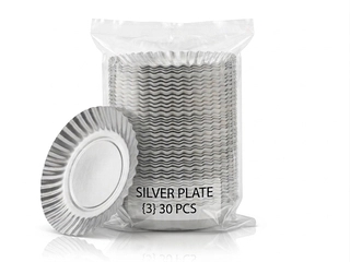 Silver Plate {3} 30Pc