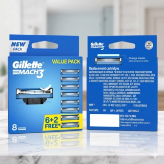 Gill.Mach-3 Blade 8Pc