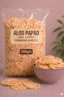 Aaloo Papad Red Chilli 200Gm