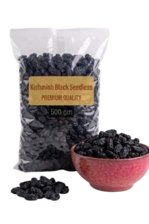 Kismish Black Seedless 500Gm