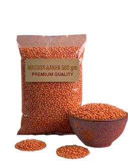 Masoor Akkha 500Gm