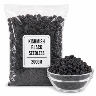 Kismish Black Seedless 200Gm
