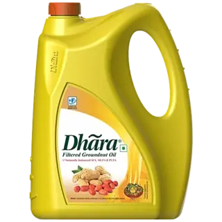 Dhara Oil Groundnut{J}5Lt
